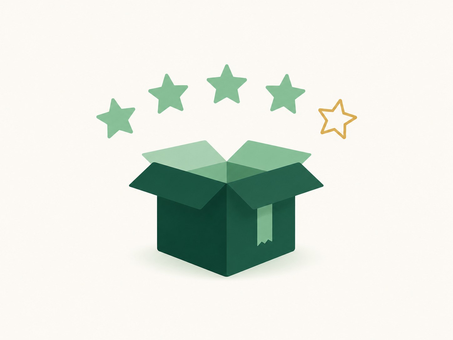 Illustration of an automated post-delivery review request on WhatsApp